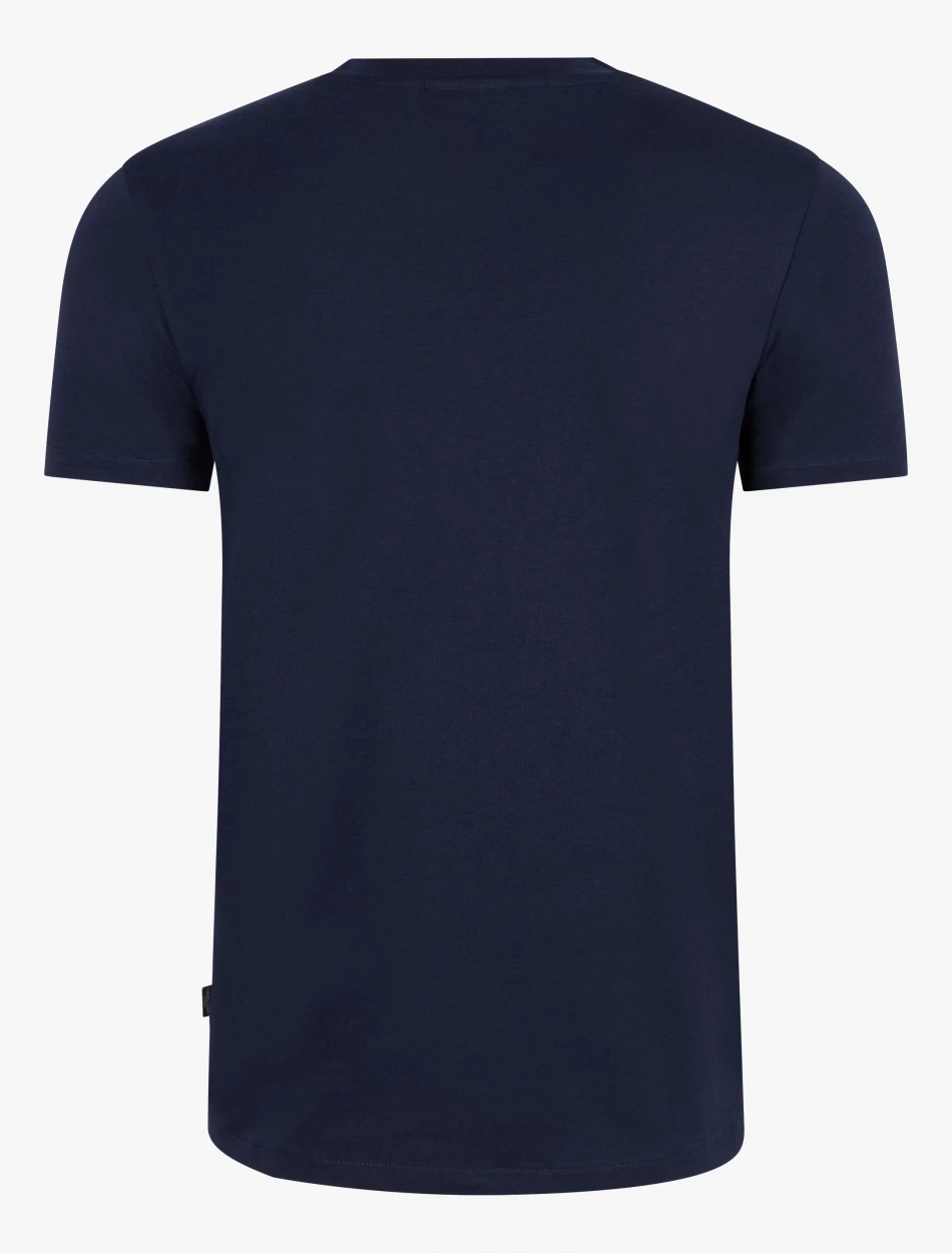 Cavallaro Napoli Spello T-shirt Donkerblauw 2 Cavallaro Napoli Spello T-shirt Donkerblauw - Afbeelding 2