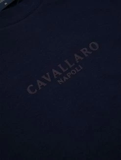 Cavallaro Napoli Spiello T-shirt Donkerblauw 12 Cavallaro Napoli Spiello T-shirt Donkerblauw -Cavallaro Napoli Shop 117226006 699000 03 positie 60 902