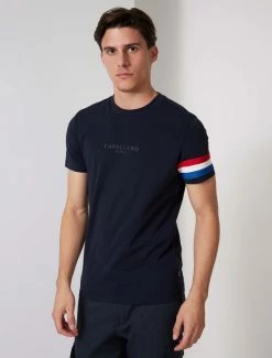 Cavallaro Napoli Spiello T-shirt Donkerblauw