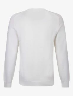 Cavallaro Napoli Merino R-neck Trui Off White -Cavallaro Napoli Shop 118225000 120000 02 positie 50 810