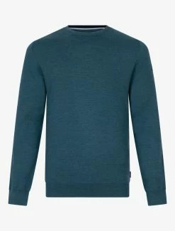 Cavallaro Napoli Merino R-neck Trui Donkergroen -Cavallaro Napoli Shop 118225000 599000 01 positie 402c20voorkant 835