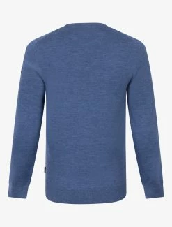 Cavallaro Napoli Merino R-neck Trui Blauw -Cavallaro Napoli Shop 118225000 650000 02 positie 50 435