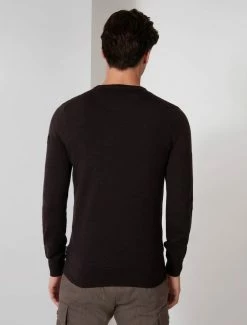 Cavallaro Napoli Merino R-neck Trui Bruin 10 Cavallaro Napoli Merino R-neck Trui Bruin -Cavallaro Napoli Shop 118225000 899000 12 positie 25 706