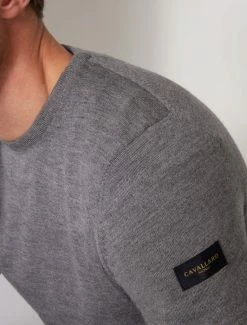 Cavallaro Napoli Merino R-neck Trui Grijs Melange 10 Cavallaro Napoli Merino R-neck Trui Grijs Melange -Cavallaro Napoli Shop 118225000 950000 11 positie 20 470