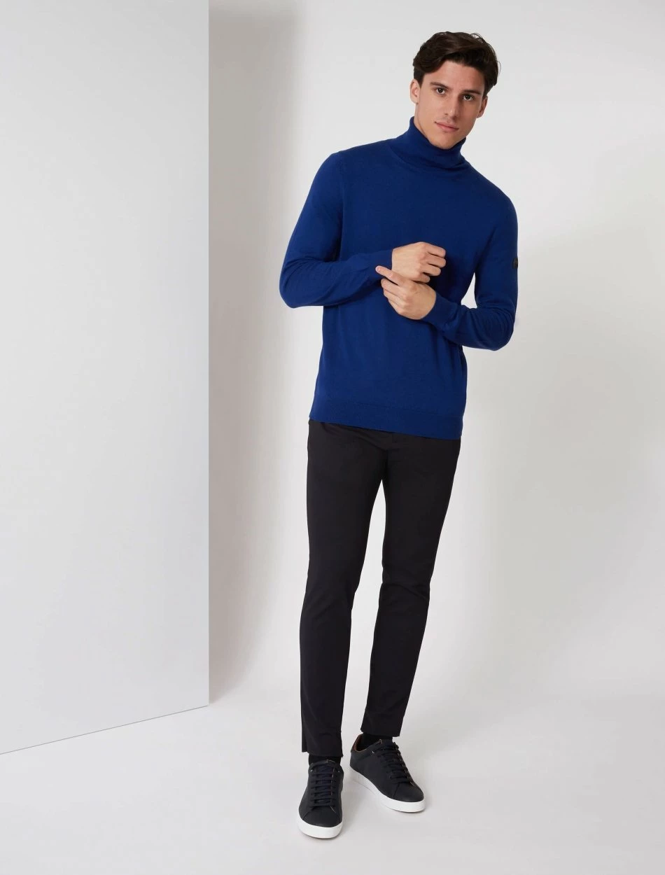 Cavallaro Napoli Merino Coltrui Helderblauw 5 Cavallaro Napoli Merino Coltrui Helderblauw - Afbeelding 5