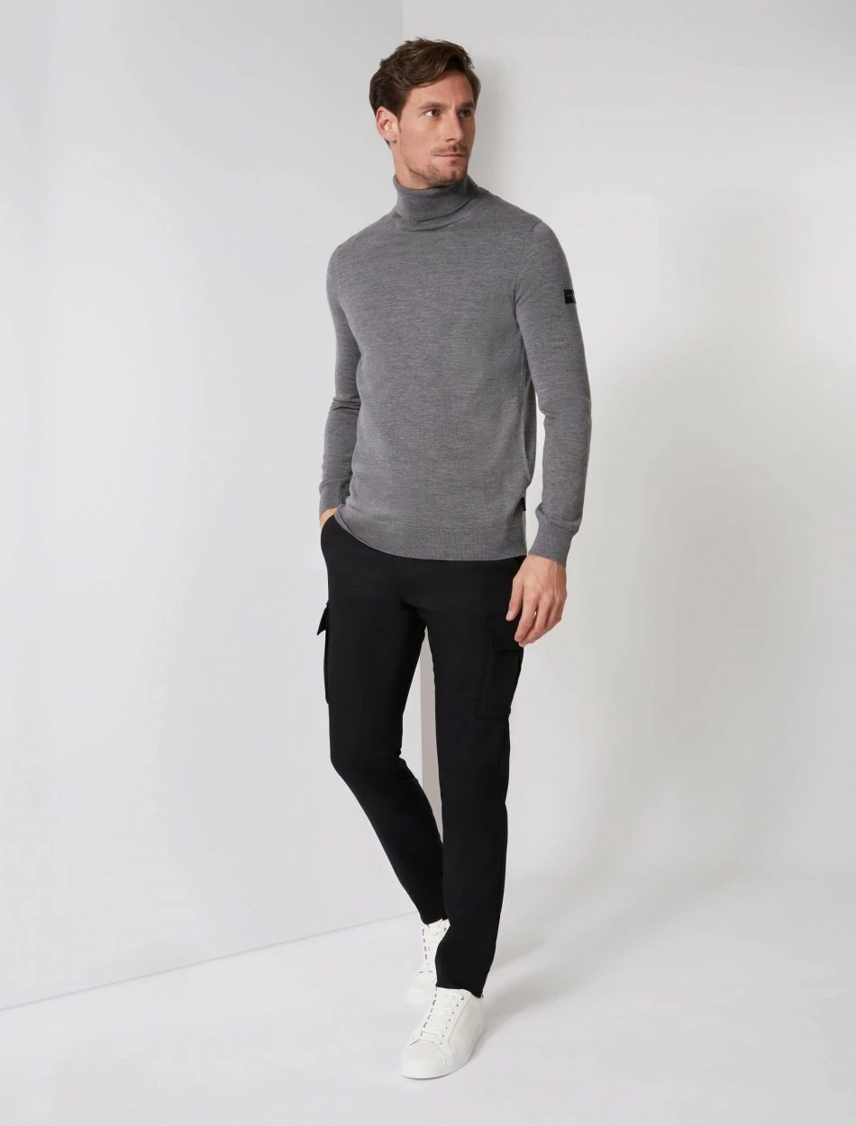 Cavallaro Napoli Merino Coltrui Grijs Melange 2 Cavallaro Napoli Merino Coltrui Grijs Melange - Afbeelding 2