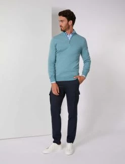 Cavallaro Napoli Merino Half Zip Trui Groen 17 Cavallaro Napoli Merino Half Zip Trui Groen -Cavallaro Napoli Shop 118225002 550000 05 positie 35 334