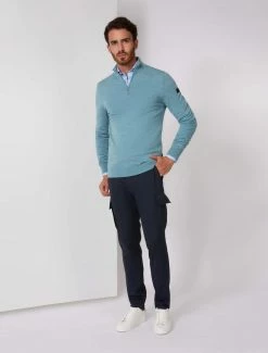 Cavallaro Napoli Merino Half Zip Trui Groen 13 Cavallaro Napoli Merino Half Zip Trui Groen -Cavallaro Napoli Shop 118225002 550000 10 positie 10 460