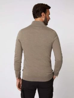 Cavallaro Napoli Merino Half Zip Trui Taupe 13 Cavallaro Napoli Merino Half Zip Trui Taupe -Cavallaro Napoli Shop 118225002 840000 12 positie 25 453