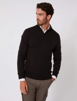 Cavallaro Napoli Merino Half Zip Trui Bruin 12 Cavallaro Napoli Merino Half Zip Trui Bruin -Cavallaro Napoli Shop 118225002 899000 06 positie 30 925