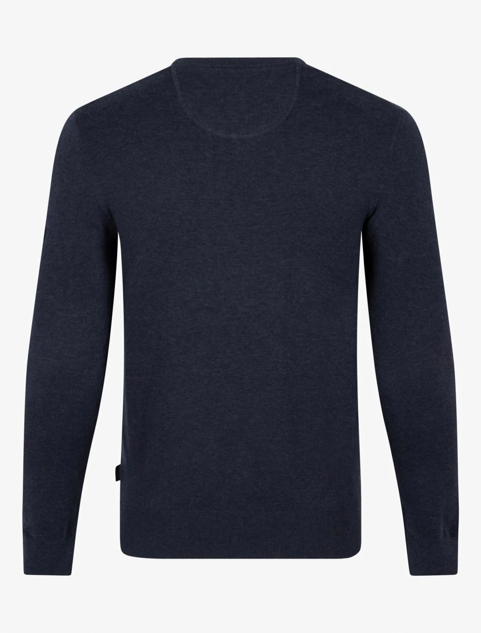Cavallaro Napoli Tomasso V-neck Trui Donkerblauw 2 Cavallaro Napoli Tomasso V-neck Trui Donkerblauw - Afbeelding 2