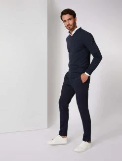 Cavallaro Napoli Tomasso V-neck Trui Donkerblauw 17 Cavallaro Napoli Tomasso V-neck Trui Donkerblauw -Cavallaro Napoli Shop 118225005 699000 05 positie 35 296