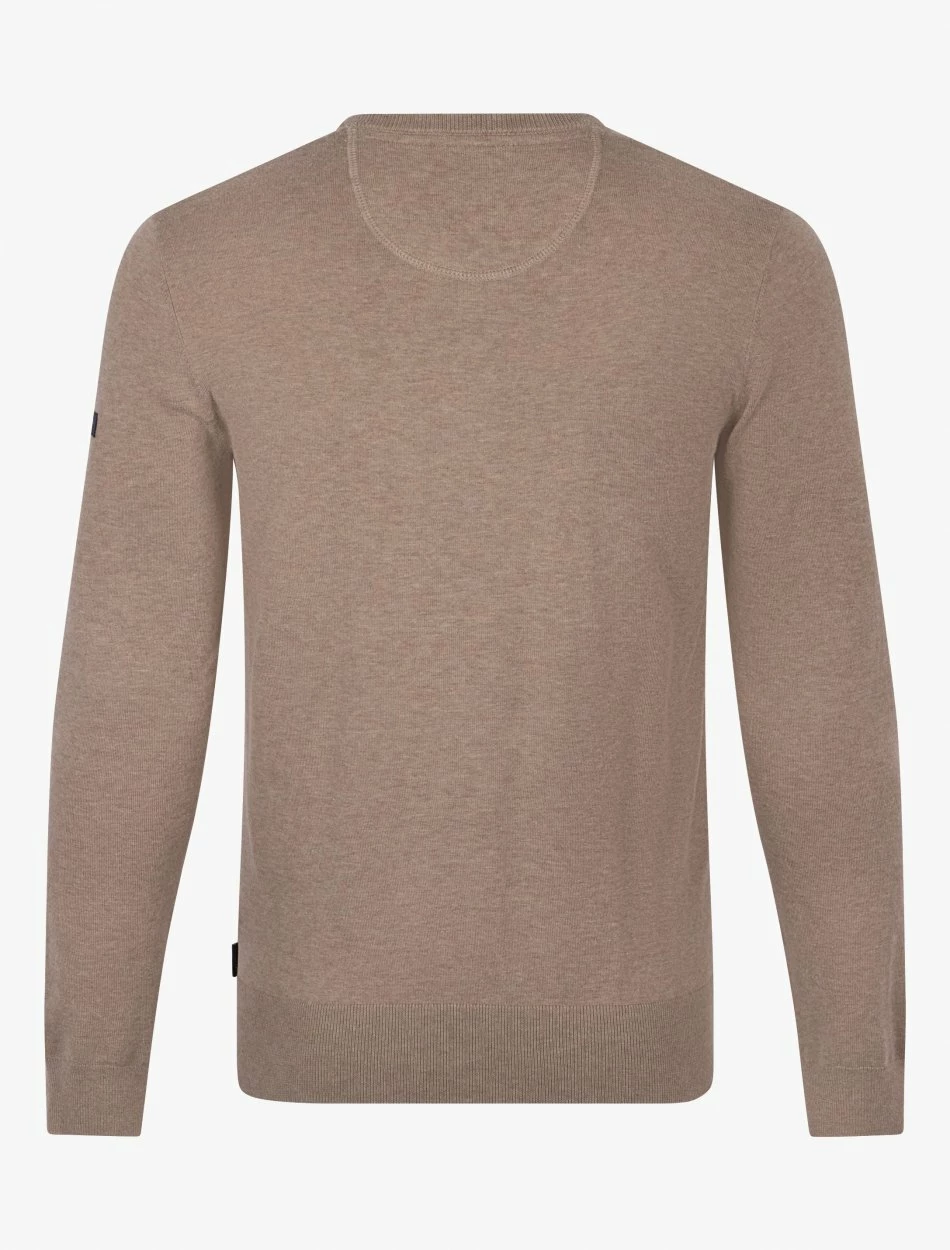 Cavallaro Napoli Tomasso V-neck Trui Taupe 7 Cavallaro Napoli Tomasso V-neck Trui Taupe - Afbeelding 7
