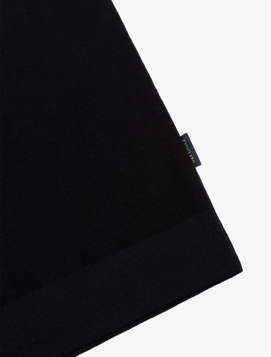 Cavallaro Napoli Creva R-Neck Trui Zwart 9 Cavallaro Napoli Creva R-Neck Trui Zwart - Afbeelding 9