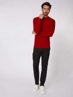 Cavallaro Napoli Luino R-Neck Trui Rood -Cavallaro Napoli Shop 118225010 460000 05 positie 35 590