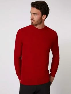 Cavallaro Napoli Luino R-Neck Trui Rood -Cavallaro Napoli Shop 118225010 460000 06 positie 30 23