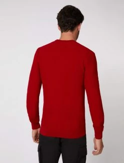 Cavallaro Napoli Luino R-Neck Trui Rood -Cavallaro Napoli Shop 118225010 460000 12 positie 25 791