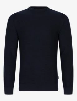 Cavallaro Napoli Luino R-Neck Trui Donkerblauw -Cavallaro Napoli Shop 118225010 699000 01 positie 402c20voorkant 815