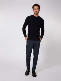 Cavallaro Napoli Luino R-Neck Trui Donkerblauw -Cavallaro Napoli Shop 118225010 699000 10 positie 10 983