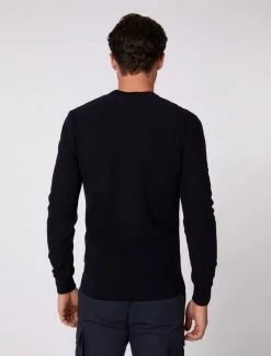 Cavallaro Napoli Luino R-Neck Trui Donkerblauw -Cavallaro Napoli Shop 118225010 699000 12 positie 25 812