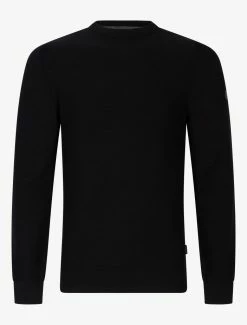 Cavallaro Napoli Luino R-Neck Trui Zwart -Cavallaro Napoli Shop 118225010 999000 01 positie 402c20voorkant 908