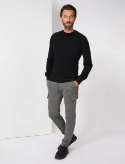 Cavallaro Napoli Luino R-Neck Trui Zwart -Cavallaro Napoli Shop 118225010 999000 05 positie 35 628