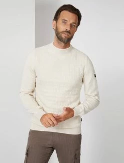 Cavallaro Napoli Mornago R-Neck Pullover Zand