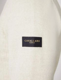Cavallaro Napoli Mornago R-Neck Pullover Zand 16 Cavallaro Napoli Mornago R-Neck Pullover Zand -Cavallaro Napoli Shop 118225012 810000 05 positie 35 121