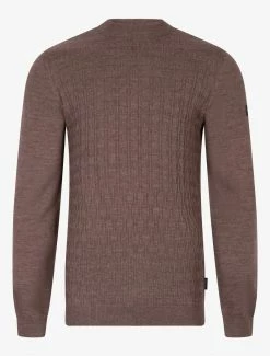 Cavallaro Napoli Mornago R-Neck Pullover Taupe 15 Cavallaro Napoli Mornago R-Neck Pullover Taupe -Cavallaro Napoli Shop 118225012 840000 01 positie 402c20voorkant 418