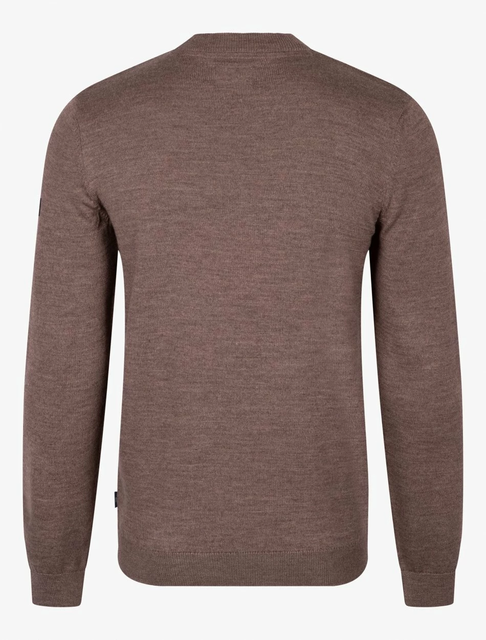 Cavallaro Napoli Mornago R-Neck Pullover Taupe 8 Cavallaro Napoli Mornago R-Neck Pullover Taupe - Afbeelding 8