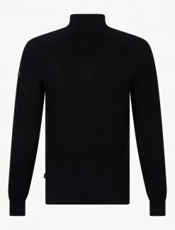 Cavallaro Napoli Merone Half Zip Trui Zwart -Cavallaro Napoli Shop 118225024 999000 02 positie 50 405