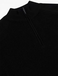 Cavallaro Napoli Merone Half Zip Trui Zwart -Cavallaro Napoli Shop 118225024 999000 03 positie 60 838