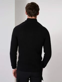 Cavallaro Napoli Merone Half Zip Trui Zwart -Cavallaro Napoli Shop 118225024 999000 12 positie 25 446