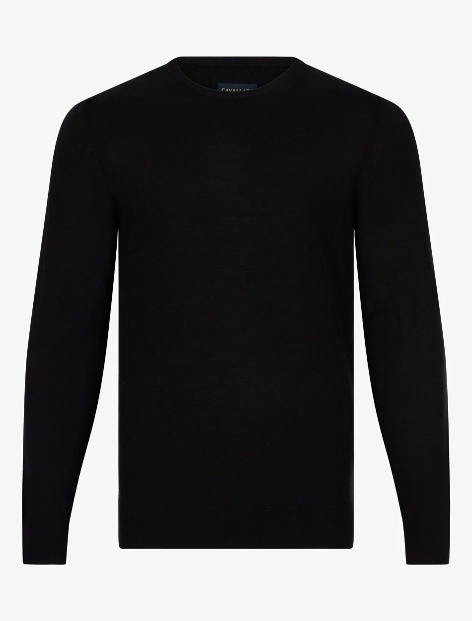 Cavallaro Napoli The Pullover Zwart 1 Cavallaro Napoli The Pullover Zwart