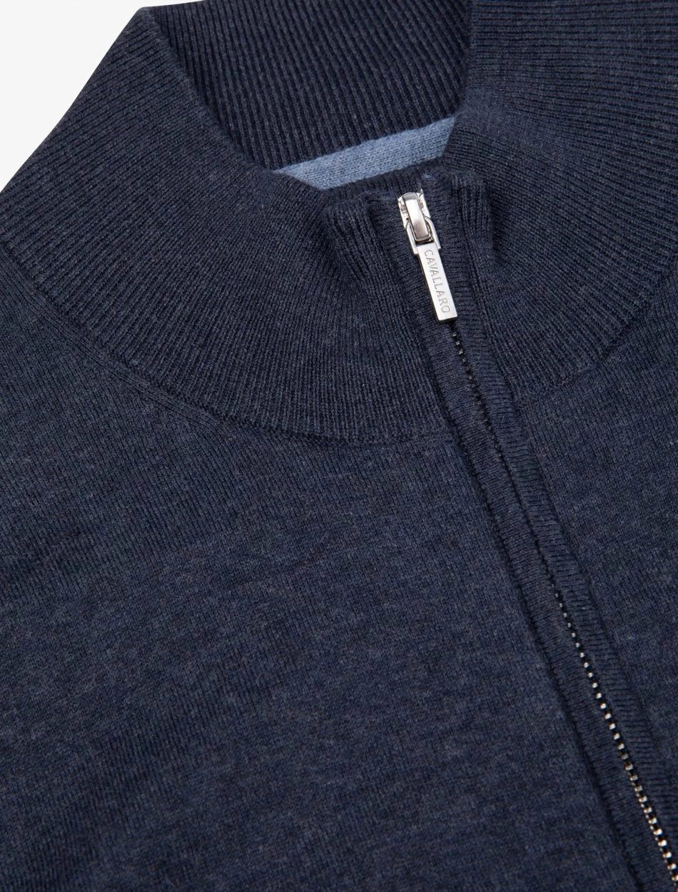 Cavallaro Napoli Antimo Vest Donkerblauw 8 Cavallaro Napoli Antimo Vest Donkerblauw - Afbeelding 8