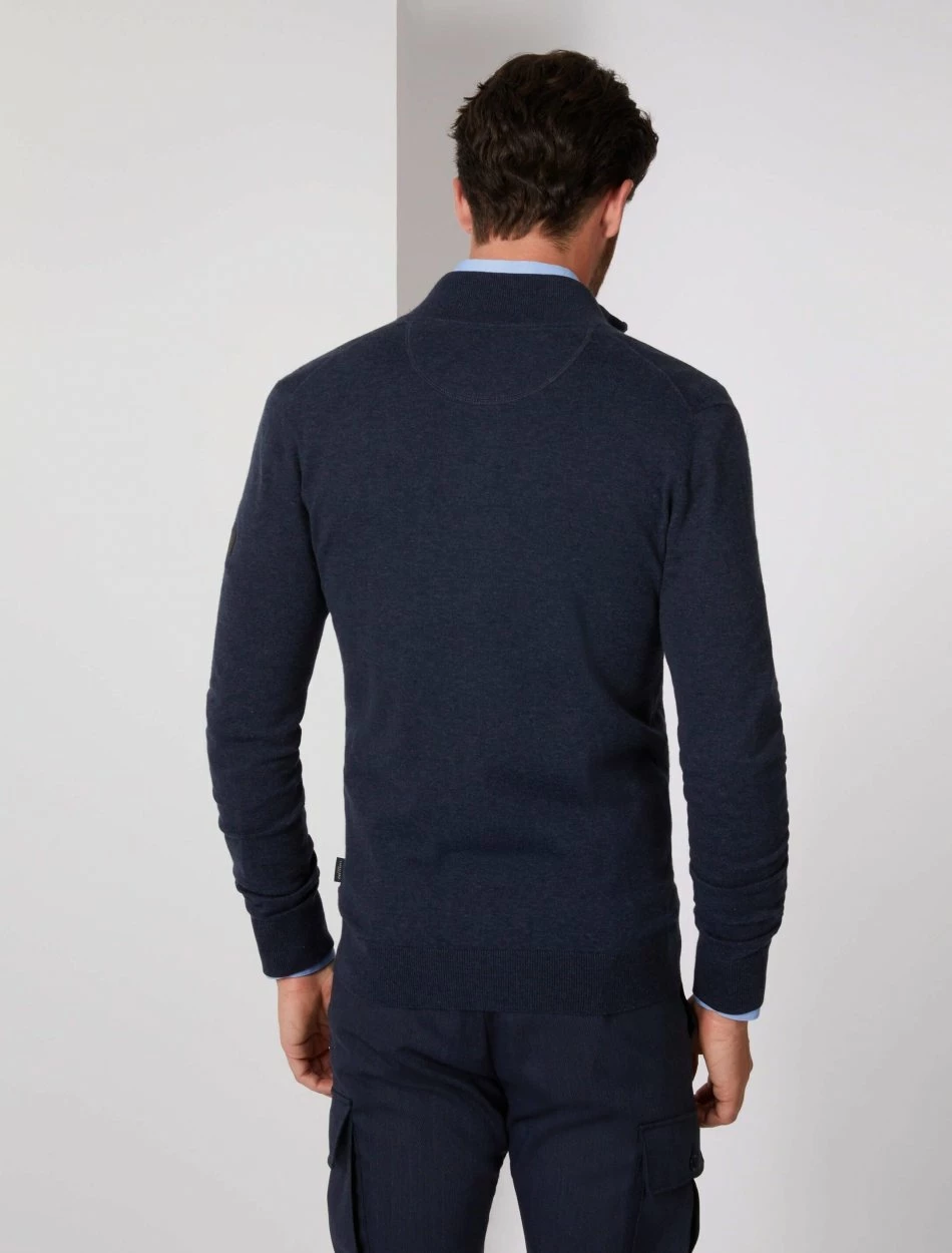 Cavallaro Napoli Antimo Vest Donkerblauw 3 Cavallaro Napoli Antimo Vest Donkerblauw - Afbeelding 3