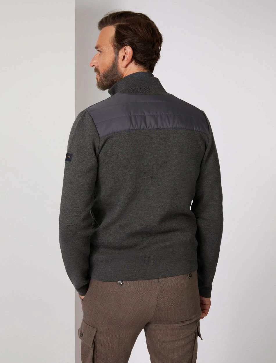 Cavallaro Napoli Cuvio Vest Donkergrijs 3 Cavallaro Napoli Cuvio Vest Donkergrijs - Afbeelding 3