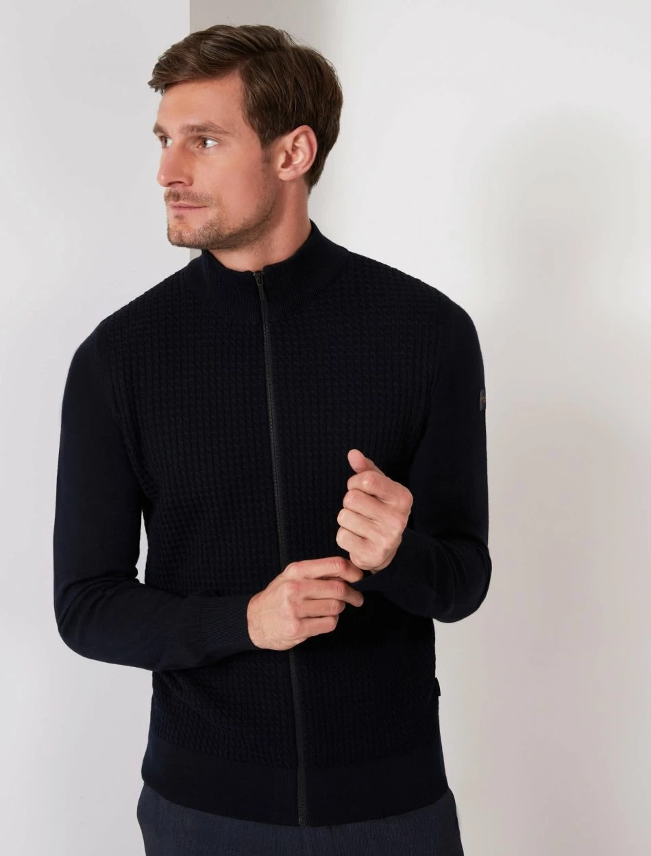 Cavallaro Napoli Osteno Vest Donkerblauw 1 Cavallaro Napoli Osteno Vest Donkerblauw