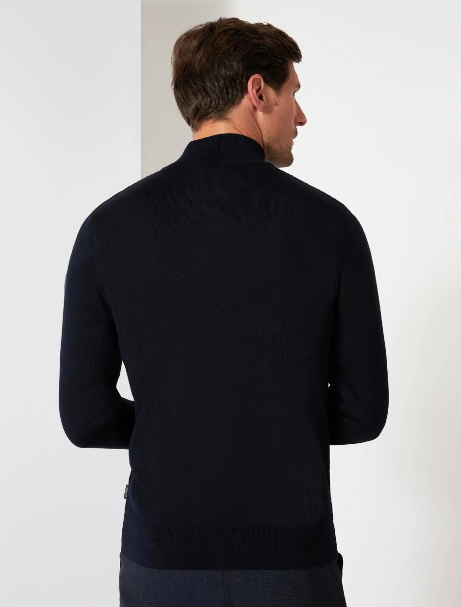 Cavallaro Napoli Osteno Vest Donkerblauw 4 Cavallaro Napoli Osteno Vest Donkerblauw - Afbeelding 4