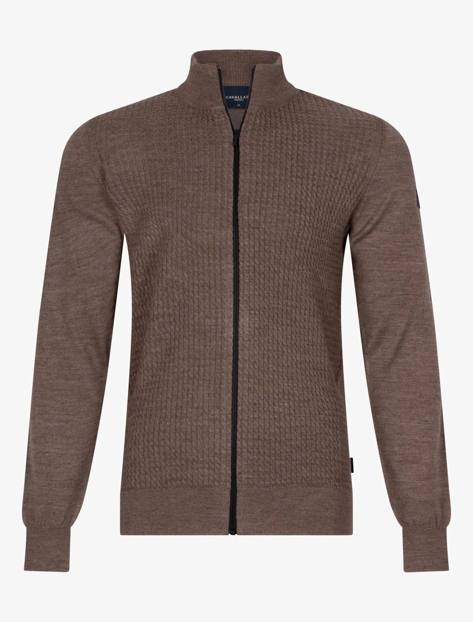 Cavallaro Napoli Osteno Vest Taupe 5 Cavallaro Napoli Osteno Vest Taupe - Afbeelding 5