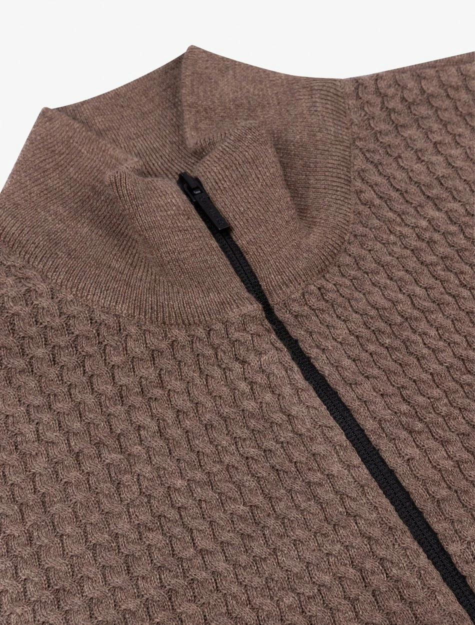 Cavallaro Napoli Osteno Vest Taupe 7 Cavallaro Napoli Osteno Vest Taupe - Afbeelding 7