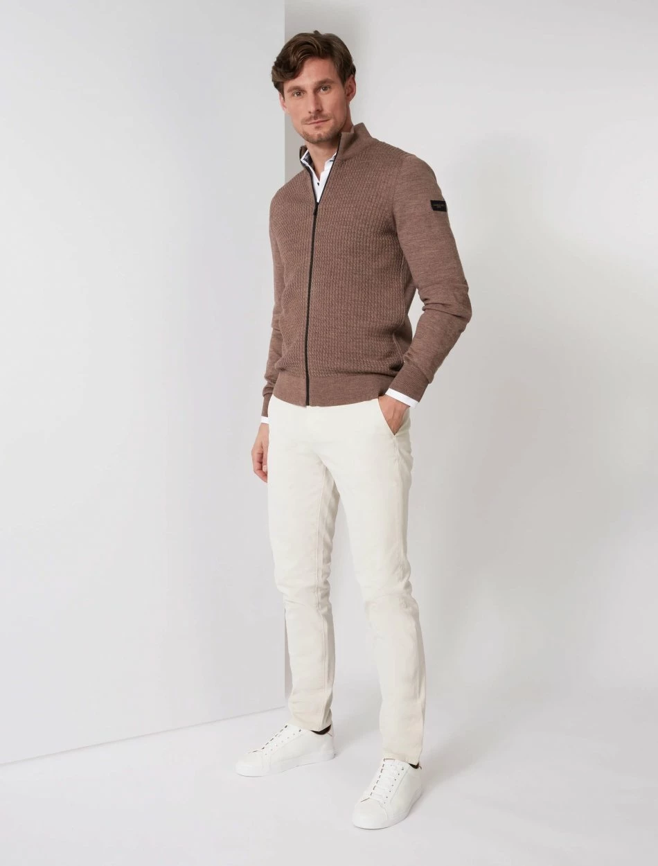 Cavallaro Napoli Osteno Vest Taupe 2 Cavallaro Napoli Osteno Vest Taupe - Afbeelding 2