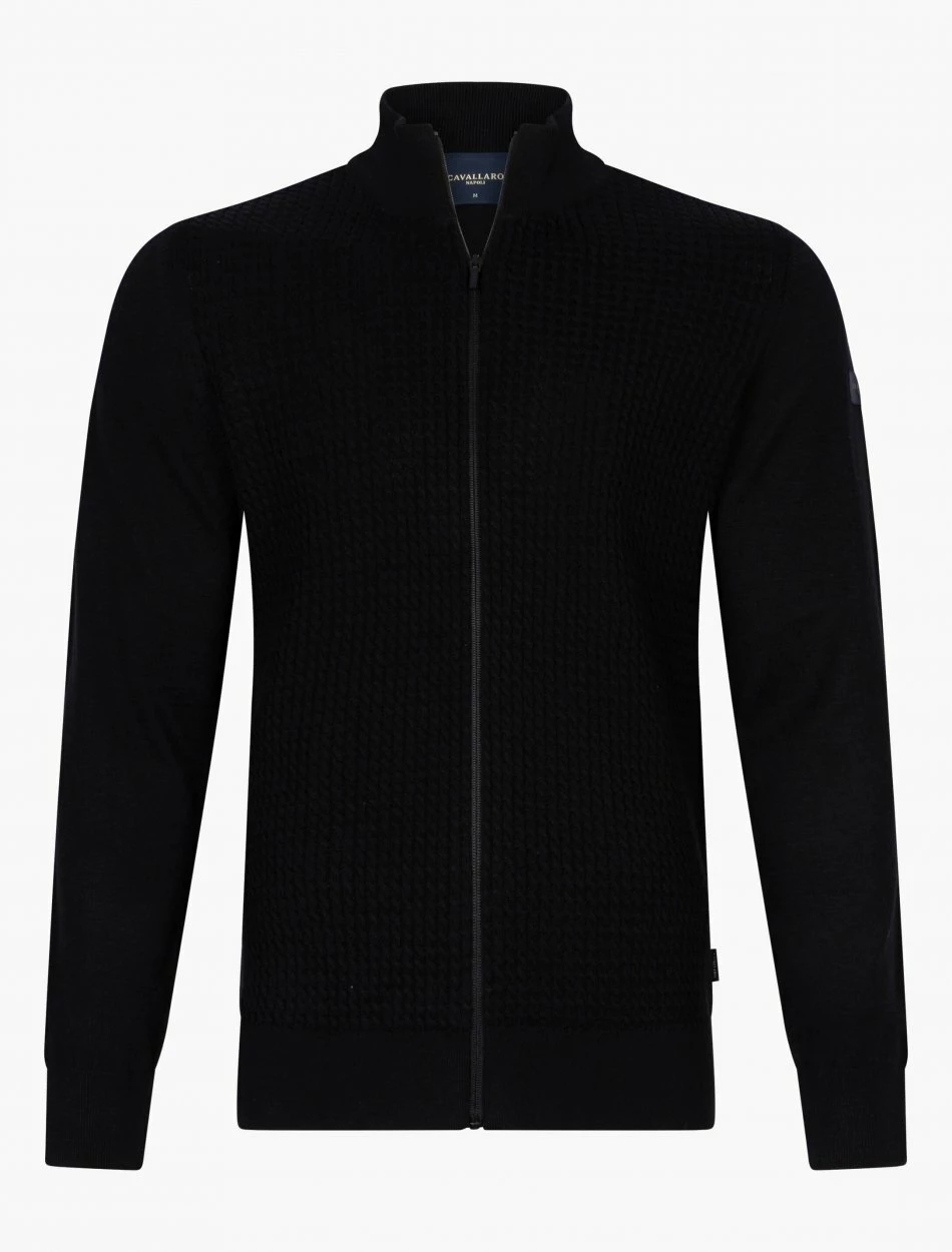 Cavallaro Napoli Osteno Vest Zwart 5 Cavallaro Napoli Osteno Vest Zwart - Afbeelding 5