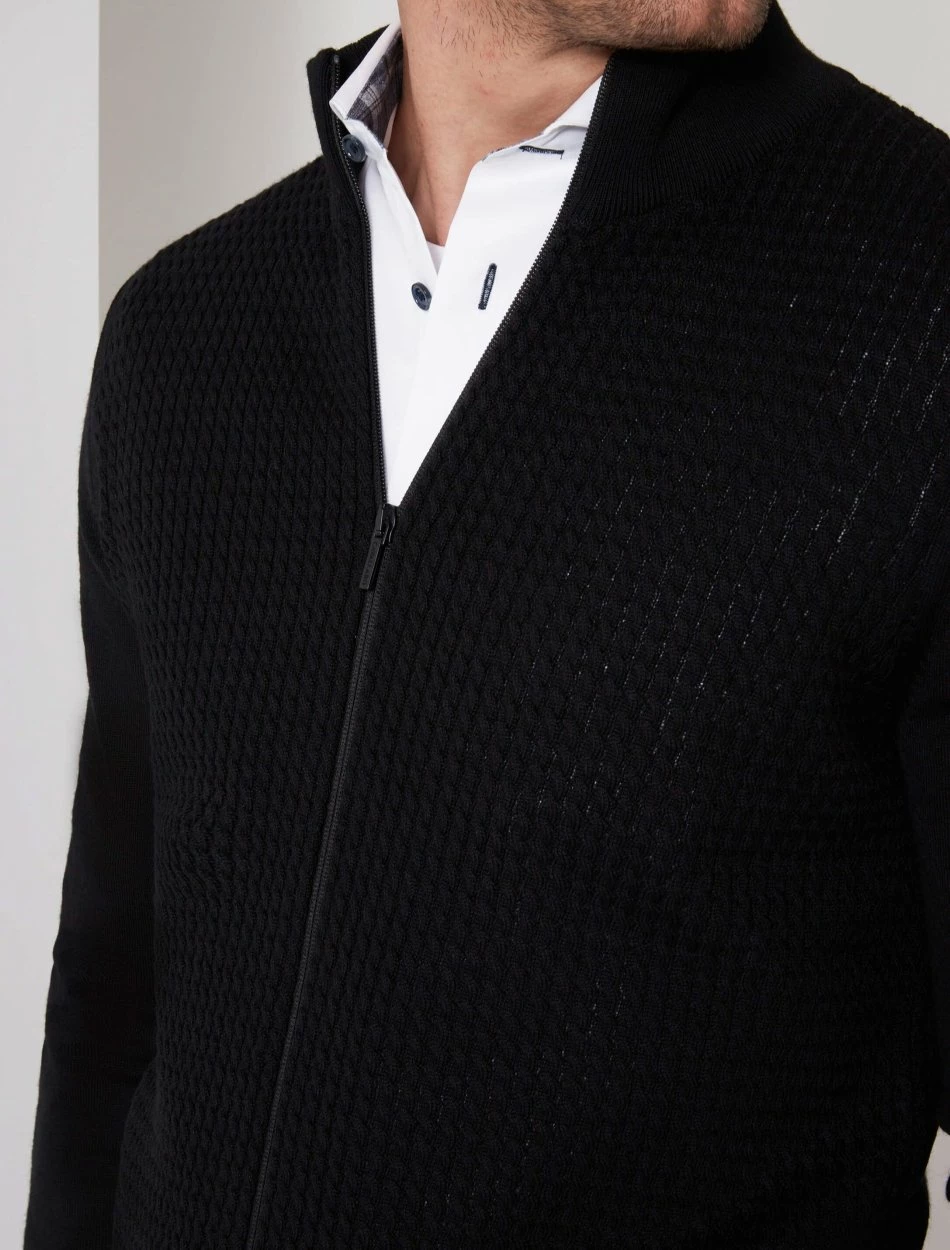 Cavallaro Napoli Osteno Vest Zwart 3 Cavallaro Napoli Osteno Vest Zwart - Afbeelding 3