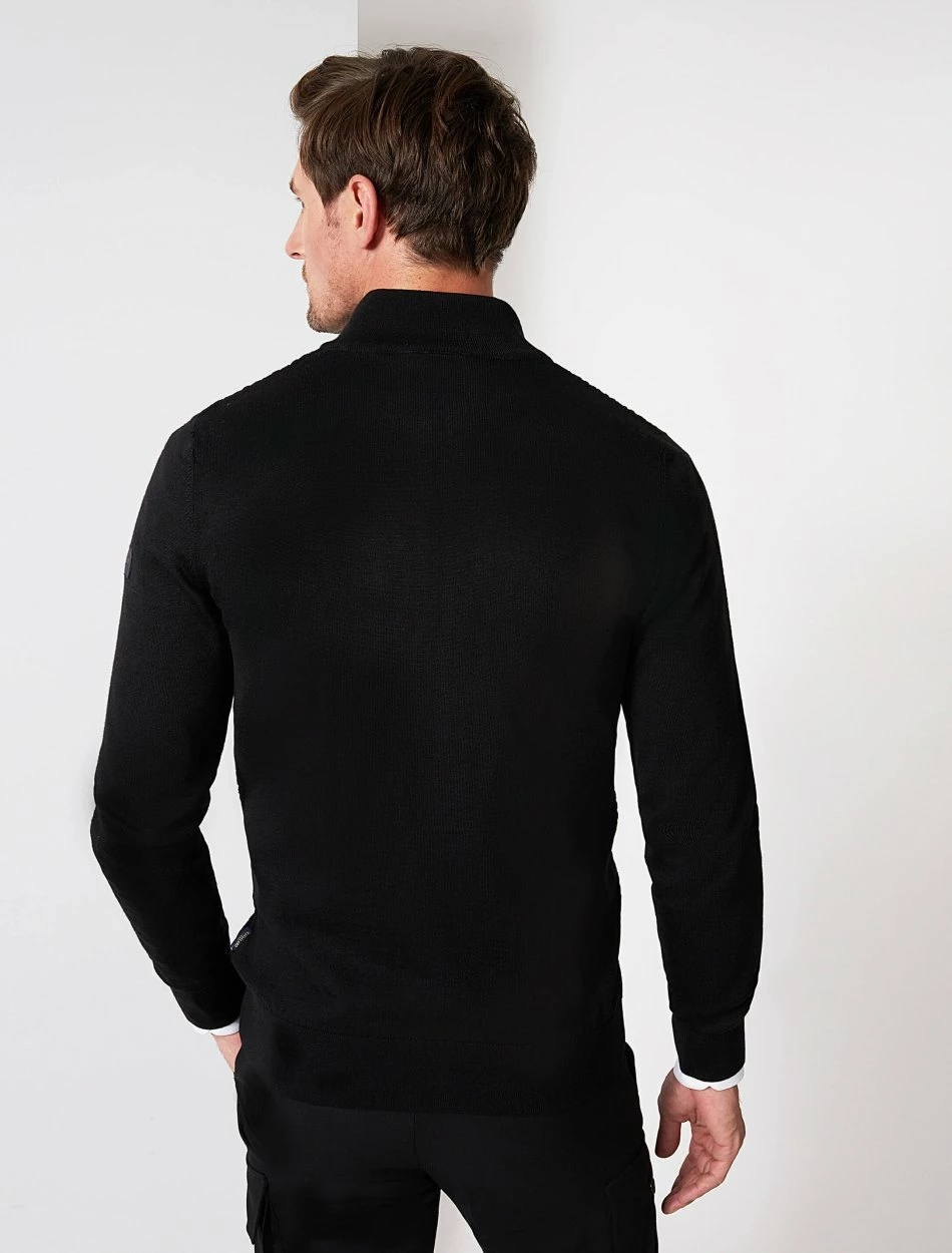 Cavallaro Napoli Osteno Vest Zwart 4 Cavallaro Napoli Osteno Vest Zwart - Afbeelding 4