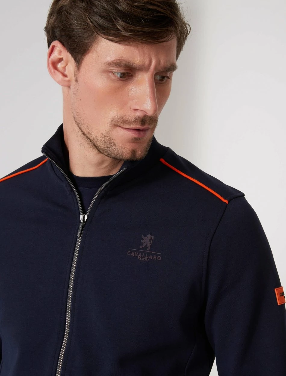 Cavallaro Napoli Campione Vest Donkerblauw 2 Cavallaro Napoli Campione Vest Donkerblauw - Afbeelding 2