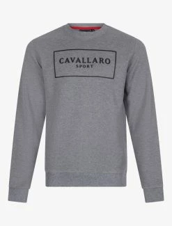 Cavallaro Napoli Ciro Sport Sweater Grijs Melange