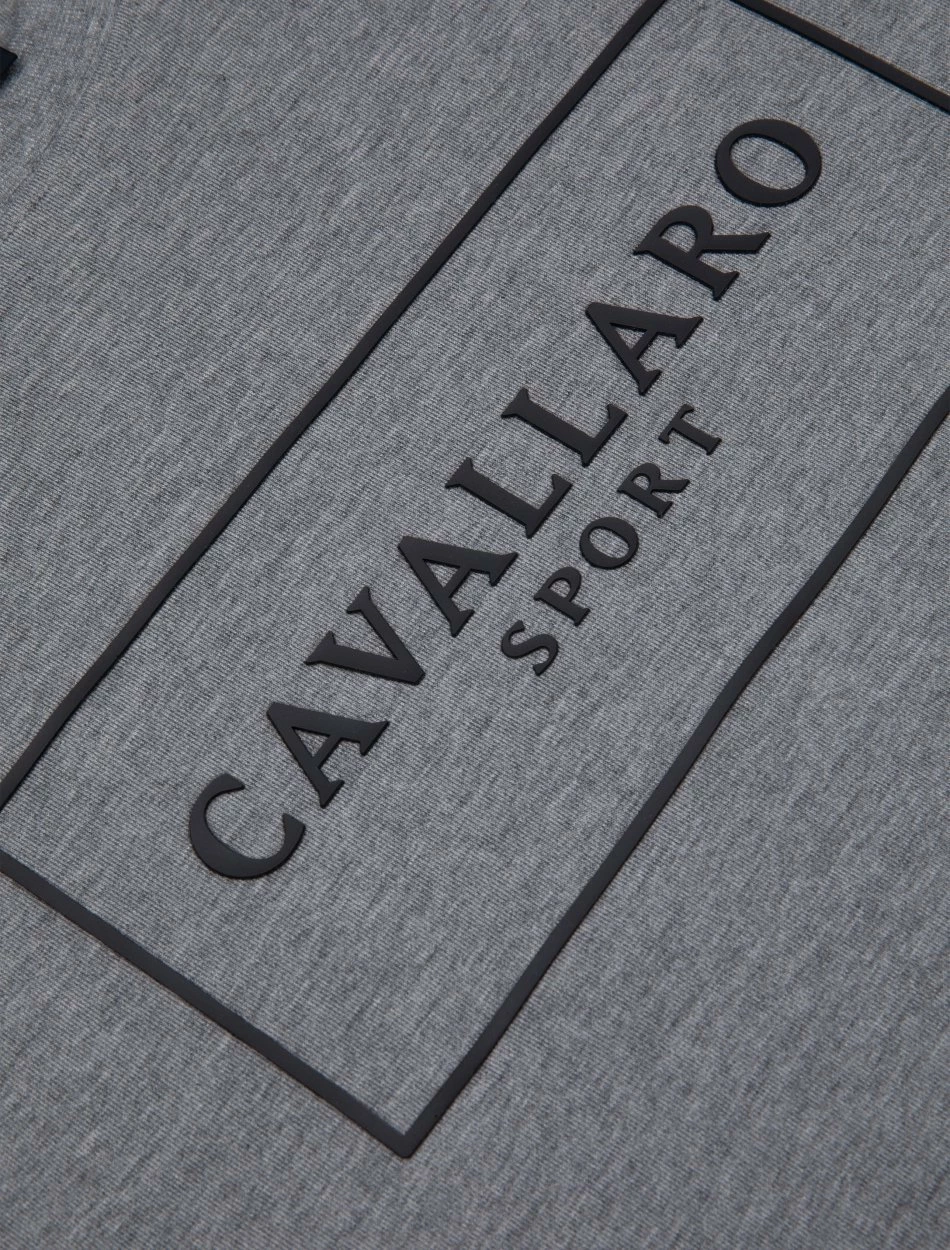 Cavallaro Napoli Ciro Sport Sweater Grijs Melange 3 Cavallaro Napoli Ciro Sport Sweater Grijs Melange - Afbeelding 3