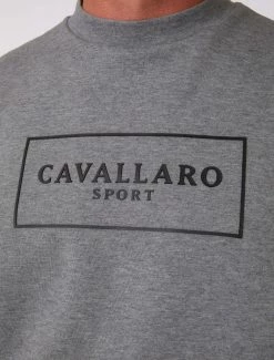 Cavallaro Napoli Ciro Sport Sweater Grijs Melange 13 Cavallaro Napoli Ciro Sport Sweater Grijs Melange -Cavallaro Napoli Shop 120225001 950000 11 positie 20 573