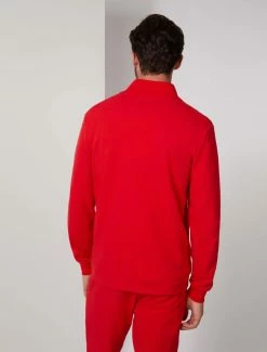 Cavallaro Napoli Ciro Sport Zip Sweater Rood -Cavallaro Napoli Shop 120225002 460000 12 positie 25 547